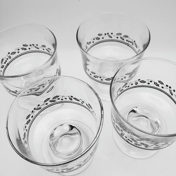 1987 Arby's Libbey Parfait Glasses Set of 4 Christmas - Picture 12 of 12